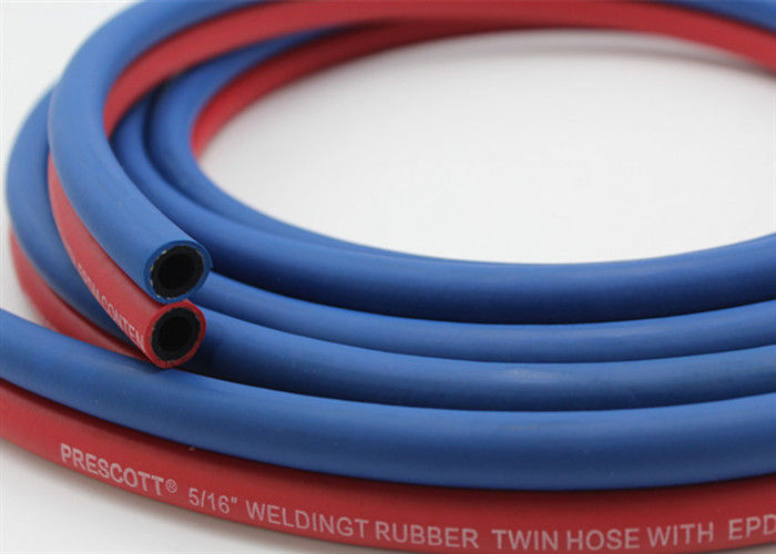 ISO 3821 Bersertifikat 5/16 Inch 100 M Rolls Grade R Twin Welding Rubber Hose