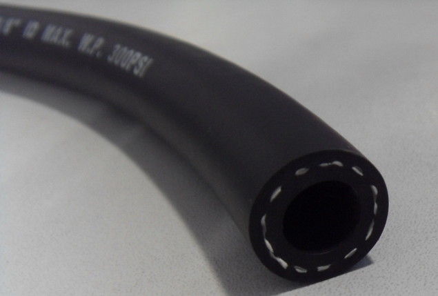 CE ISO 2398 ID 8mm selang udara industri / selang karet hitam dengan Fiber Braided Reinforcement