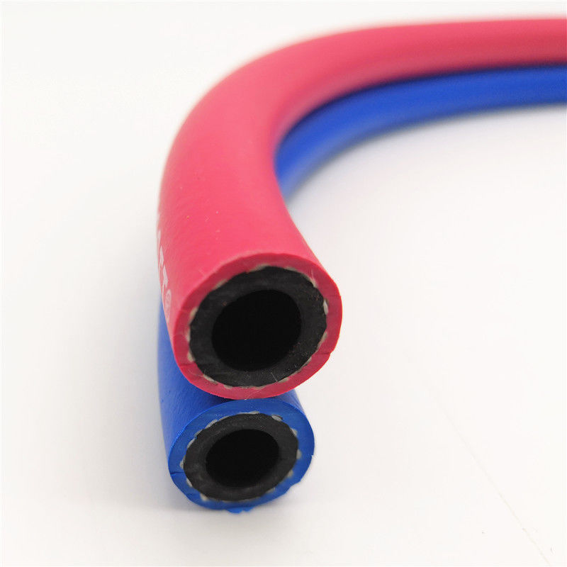Red Blue Rubber High Intensity Oxygen Acetylene Welding Hose Resistensi Penuaan