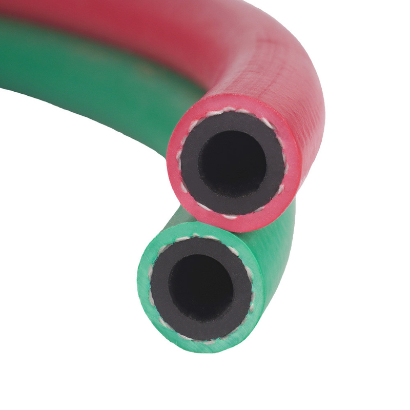 Resistensi Penuaan 1/4'x50FT tahan haus Kelas R Oxy/Acet Twin Welding Hose Assembly