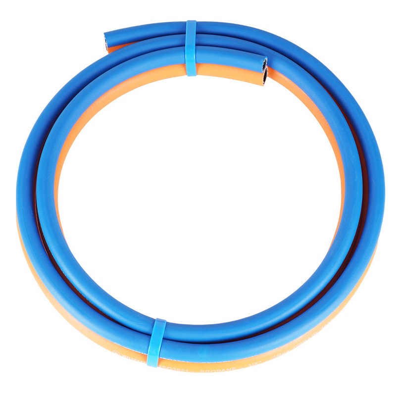 Kelas T tahan aus Reducer Selang Las Kembar Oranyeu 3/8 '' Biru 1/4 '