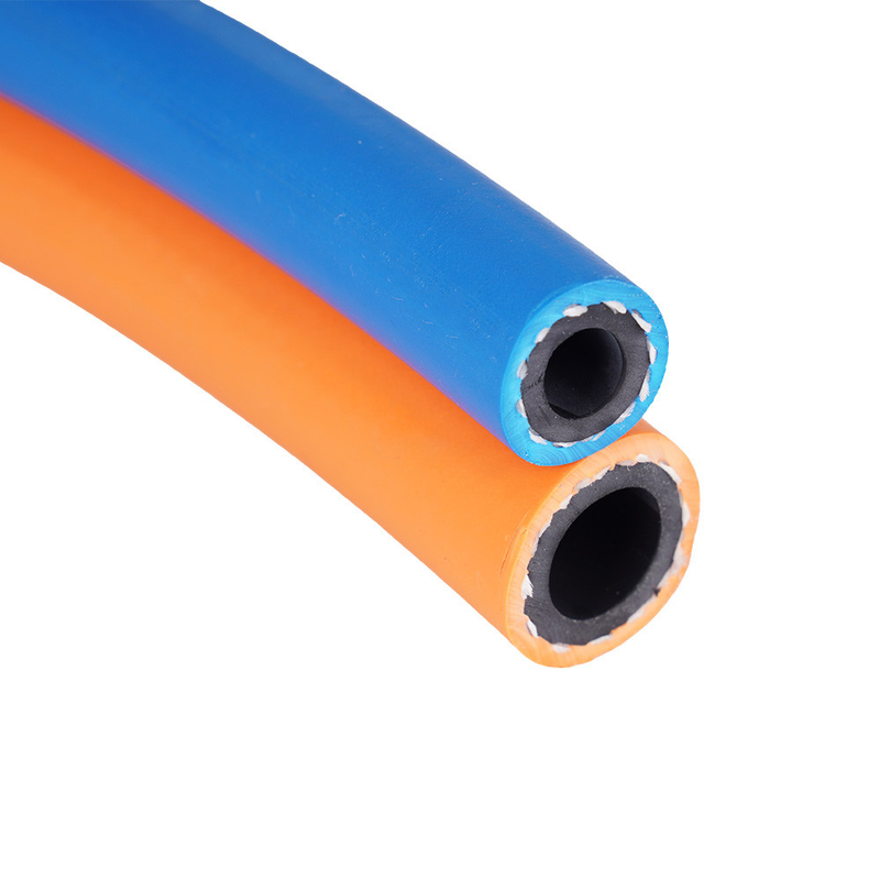 Kelas T tahan aus Reducer Selang Las Kembar Oranyeu 3/8 '' Biru 1/4 '
