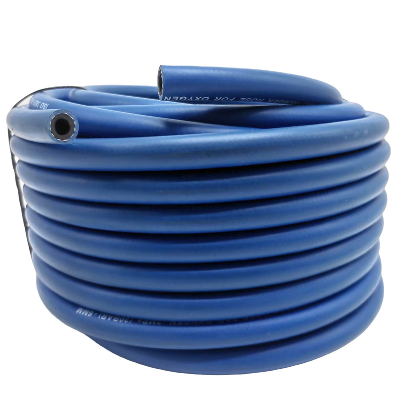 Premium Quality Blue 8mm 100ft Oxygence Single Hose untuk Pengelasan Gas dan Aplikasi Pemotongan