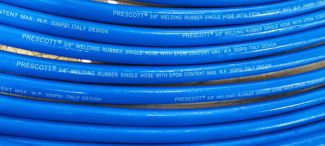Premium Quality Blue 8mm 100ft Oxygence Single Hose untuk Pengelasan Gas dan Aplikasi Pemotongan