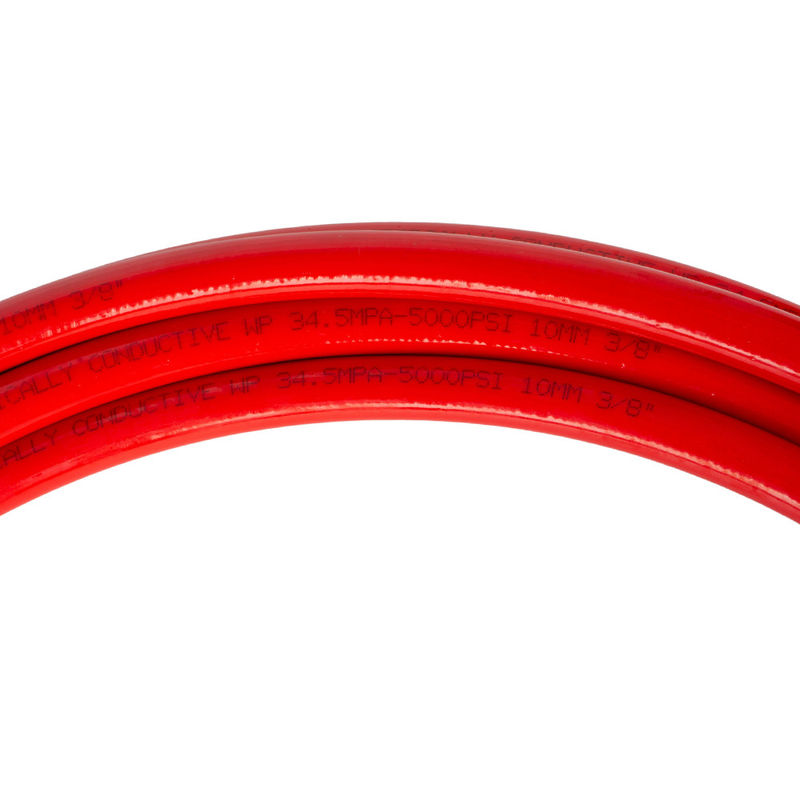 3 / 8'' Tekanan Tinggi Wire Braid Reinforcement Layer CNG Hose Untuk Distribusi Gas Alam Terkompresi