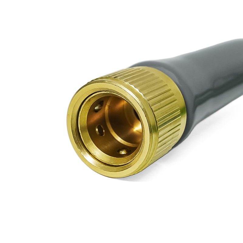 Flexible and Lightweight Water Hose, Burst 900 psi, Kink-less Hybrid Rubber Garden Hose for Backyard