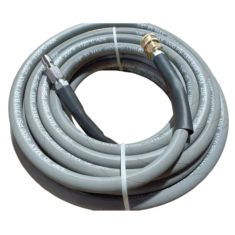 4000psi 6000psi Non Marking High Pressure Cleaning Hose dengan Quick Couplers untuk Mesin Extractor Karpet