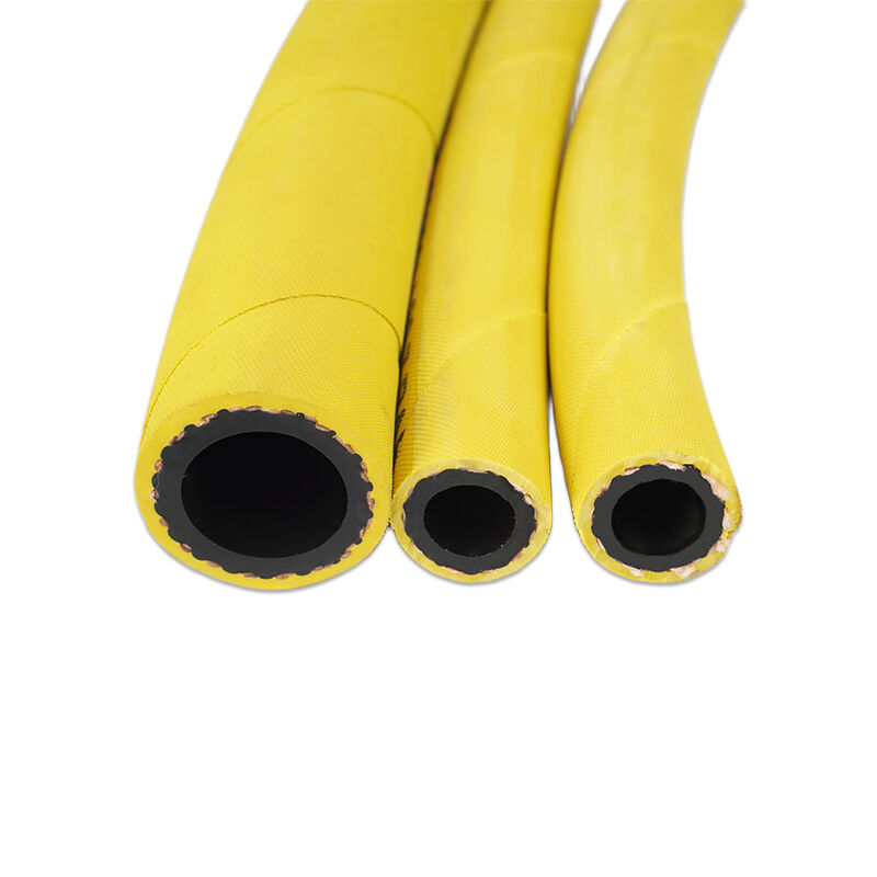 Selang Karet Multiguna Industri untuk Peralatan Pertambangan dengan Tabung Nitril Tahan Minyak dan Penguat Tekstil Kekuatan Tinggi