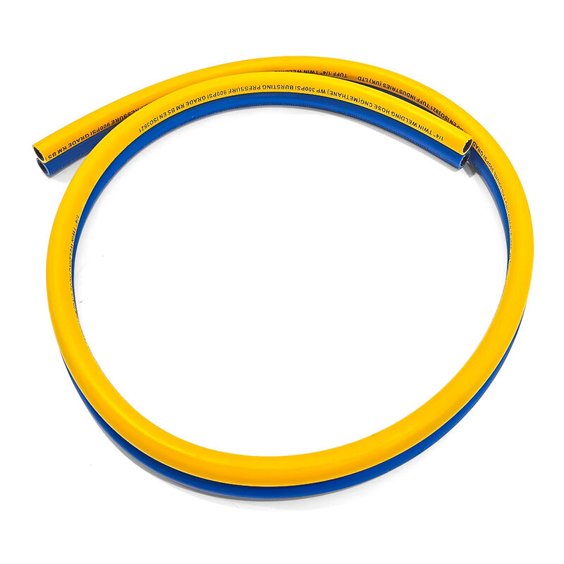 EPDM Synthetic Rubber Twin Welding Hose dengan Tekanan Kerja 300 PSI dan Sertifikasi ISO 3821 untuk Situs Konstruksi