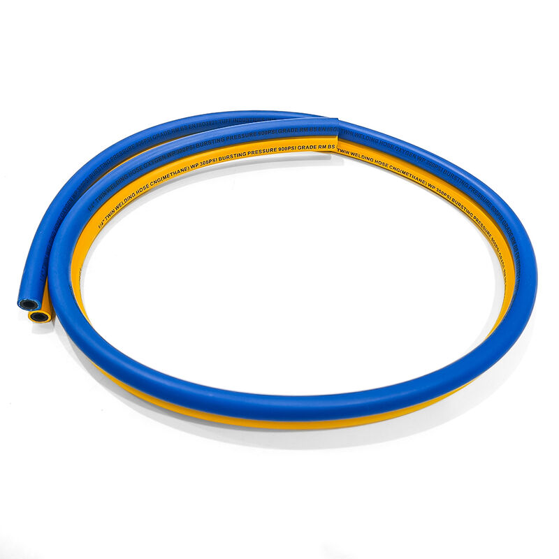 EPDM Synthetic Rubber Twin Welding Hose dengan Tekanan Kerja 300 PSI dan Sertifikasi ISO 3821 untuk Situs Konstruksi