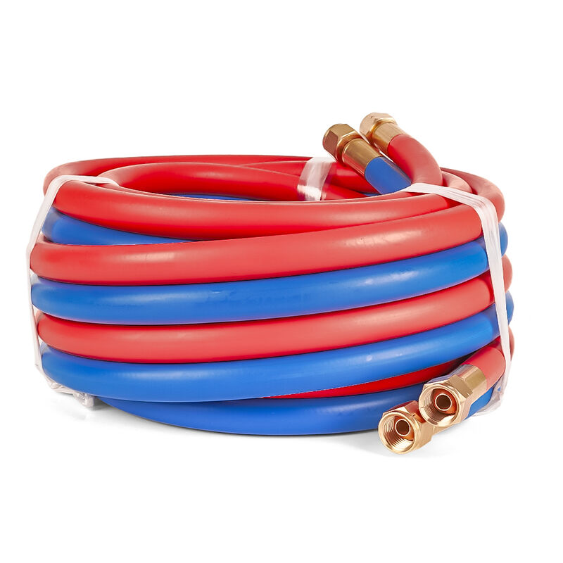 EPDM Karet Sintetis Twin Welding Hose ISO 3821 Bersertifikat untuk Oxygen Acetylene dengan Tekanan Kerja 300 psi