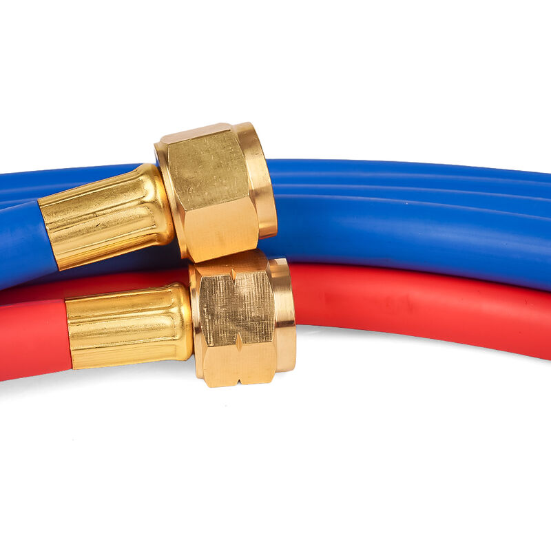 EPDM Karet Sintetis Twin Welding Hose ISO 3821 Bersertifikat untuk Oxygen Acetylene dengan Tekanan Kerja 300 psi