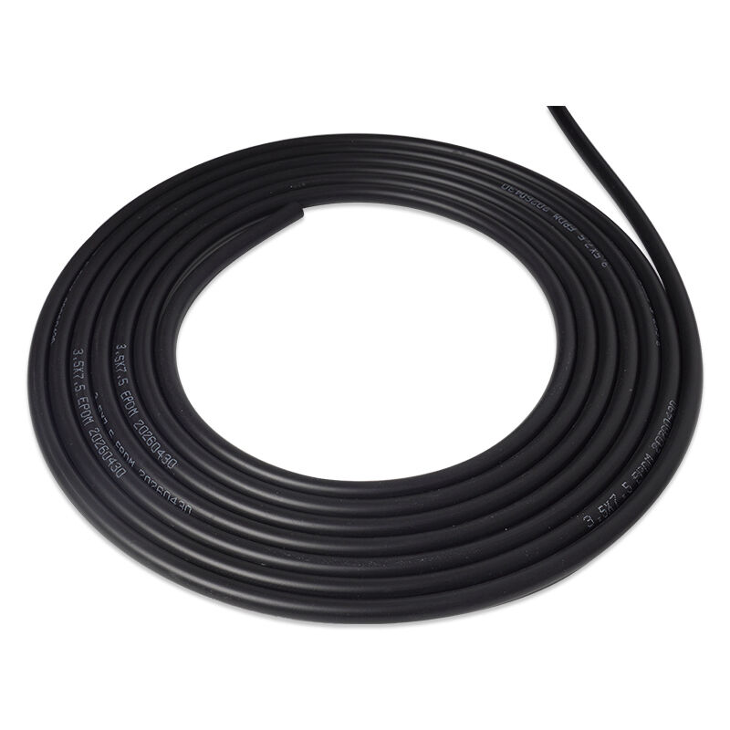 Selang Karet EPDM ID 3,5 mm untuk Sistem Washer Kaca Depan, Tahan Lama, Anti-Penuaan, Tersedia OEM