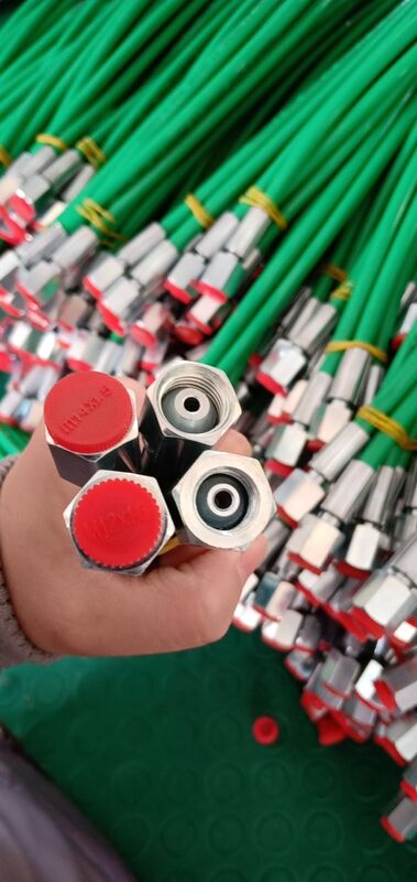 DN2 3,2 mm Diameter bagian dalam 630Bar Ultra High Pressure Test Hose 2000Bar Burst Pressure Air Charging Hose 0,5m Panjang diperpanjang