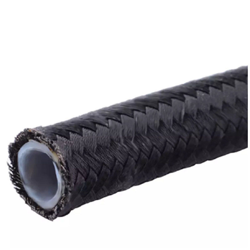 DN8 Nylon Covered Stainless Steel PTFE Braided Hose Untuk Uap