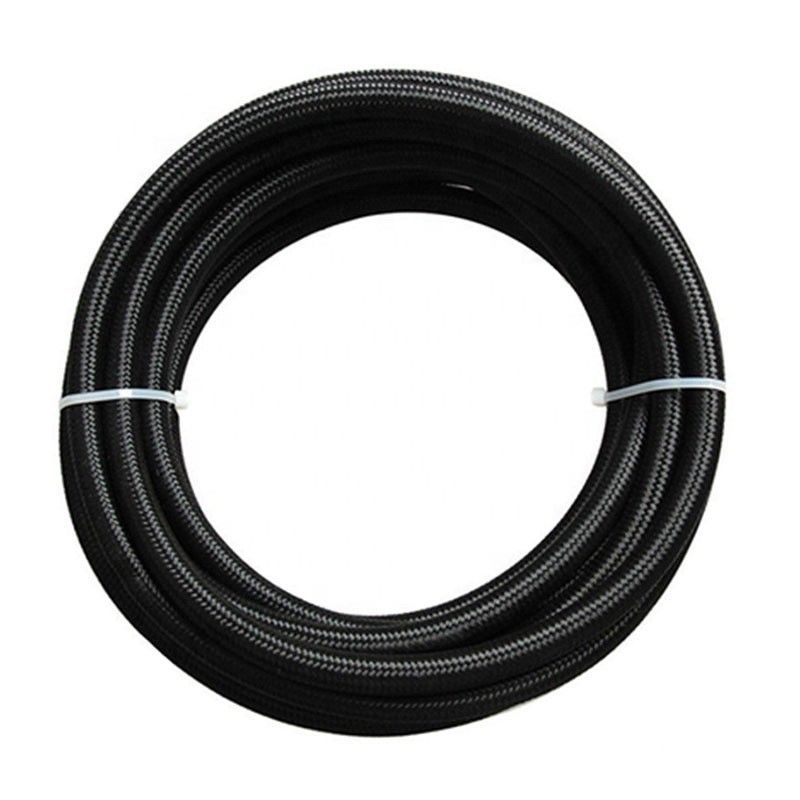 DN8 Nylon Covered Stainless Steel PTFE Braided Hose Untuk Uap